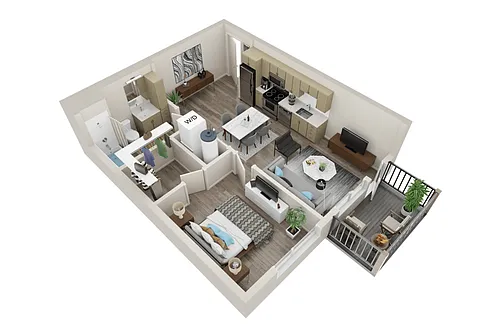 Floor plan Oneonta Falls
