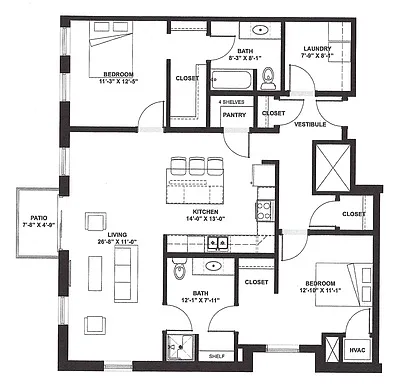 Floor plan 2-P