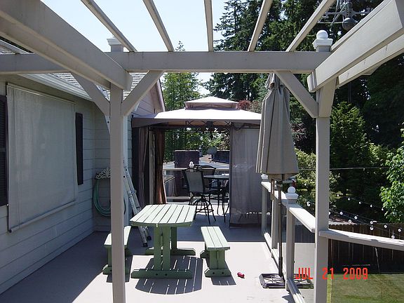 upper deck/gazebo