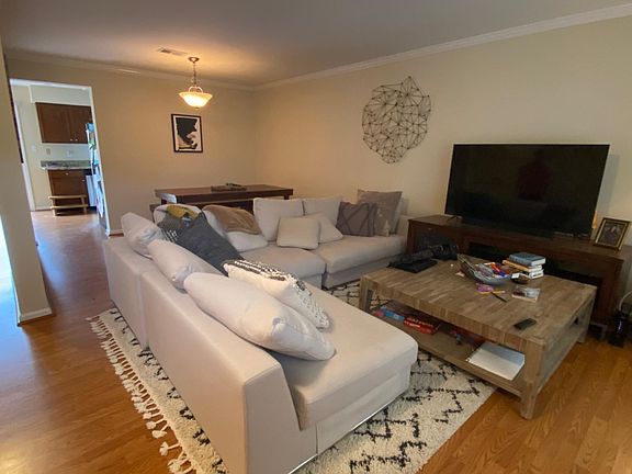 Spacious living room with luxury laminate flooring