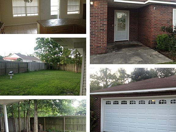 Fenced back yard
