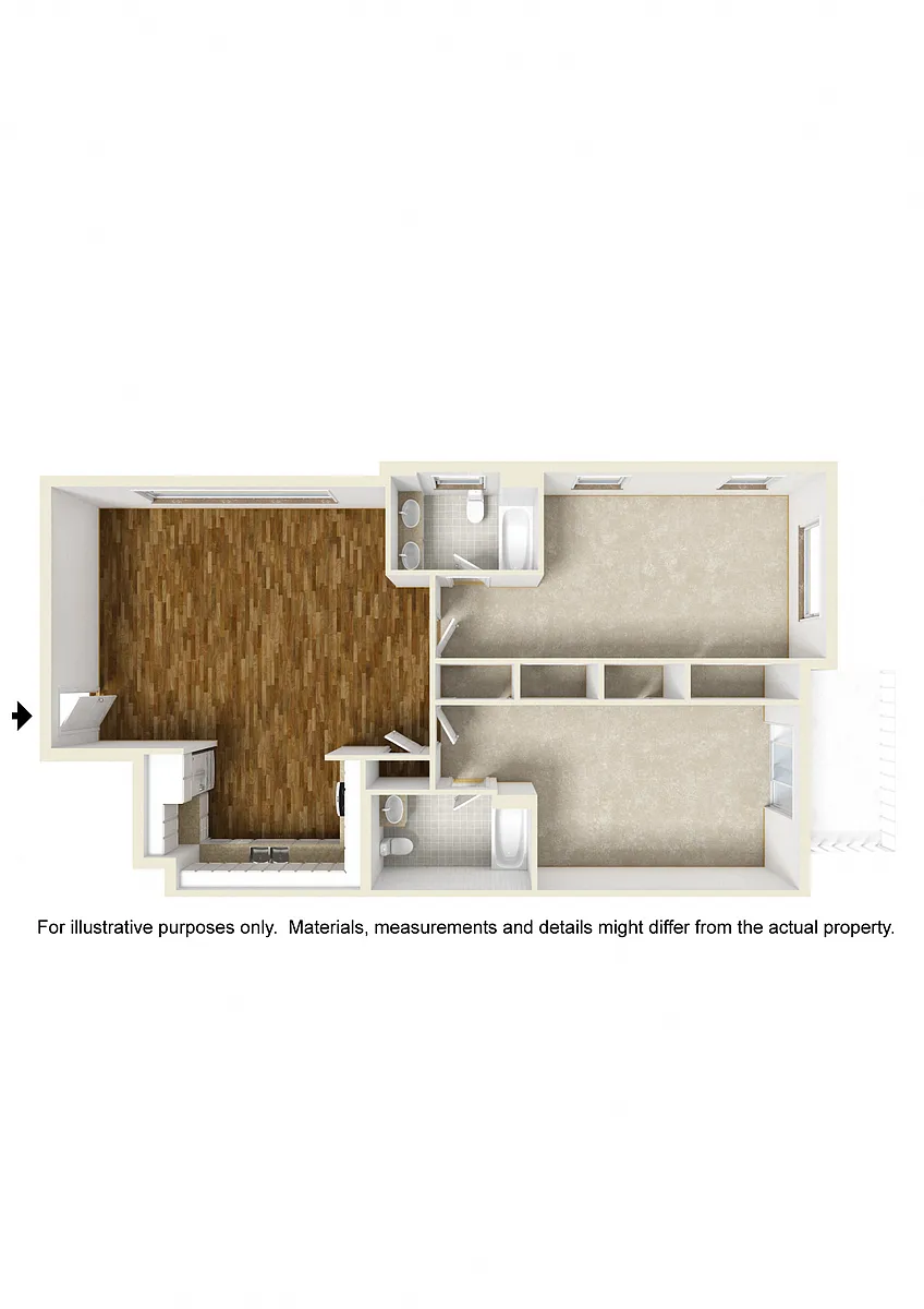 Floor plan Floor Plan 22b (Shared Room)