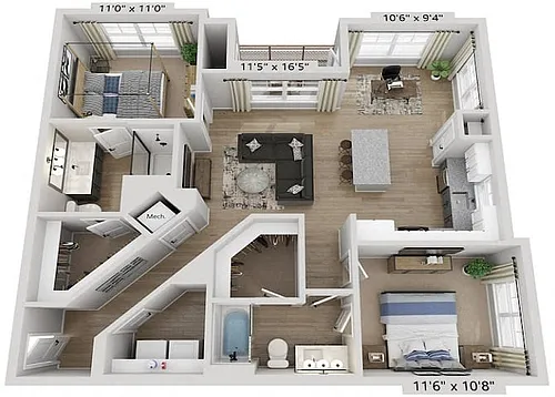Floor plan B5