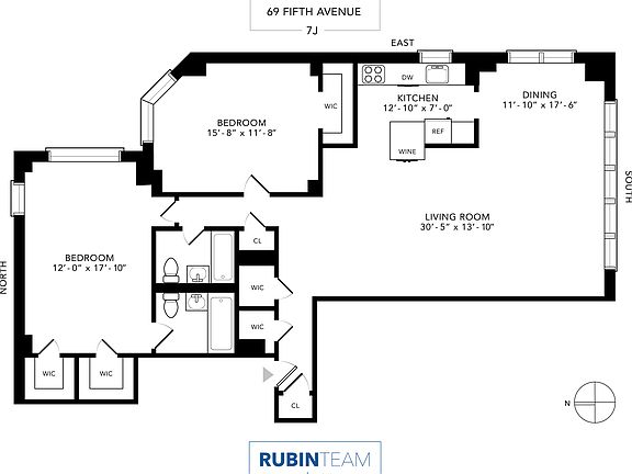 2nd image of 69 5th Ave APT 7J