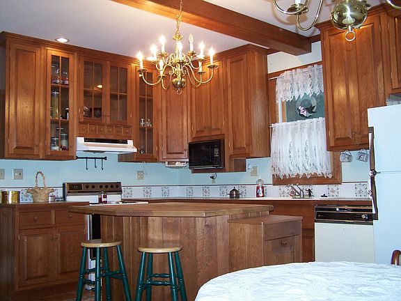 Custom Cherry Kitchen w/ Large Island