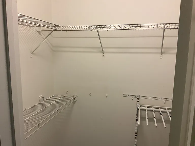 Master closet.