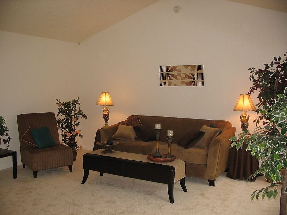 Spacious Living Room - Vaulted Ceiling