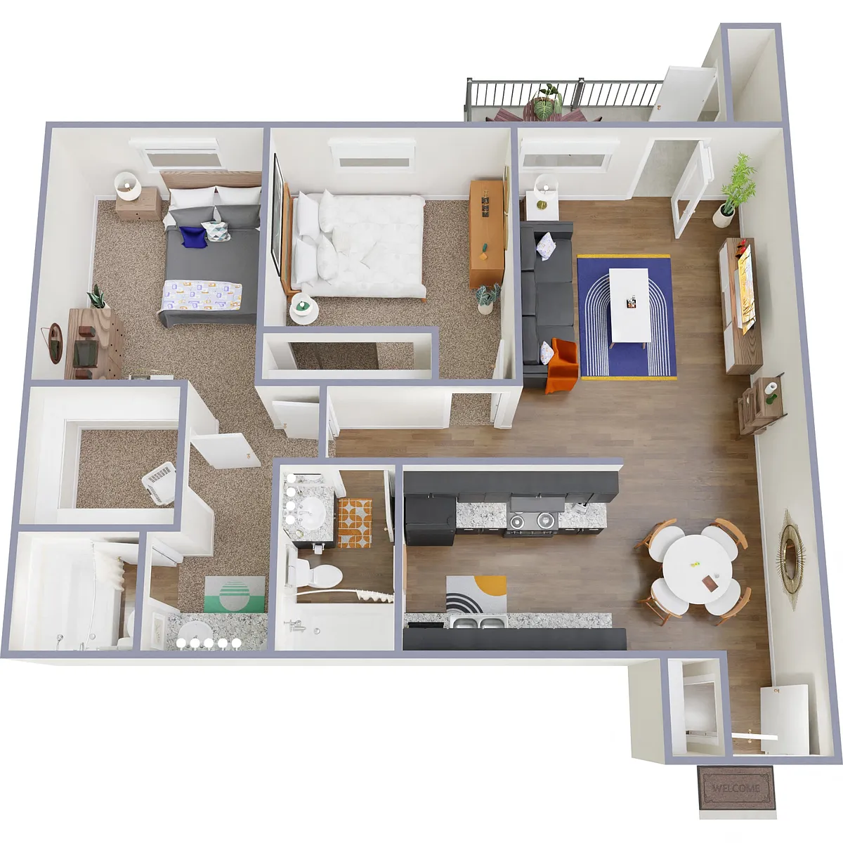 Floor plan Plan E