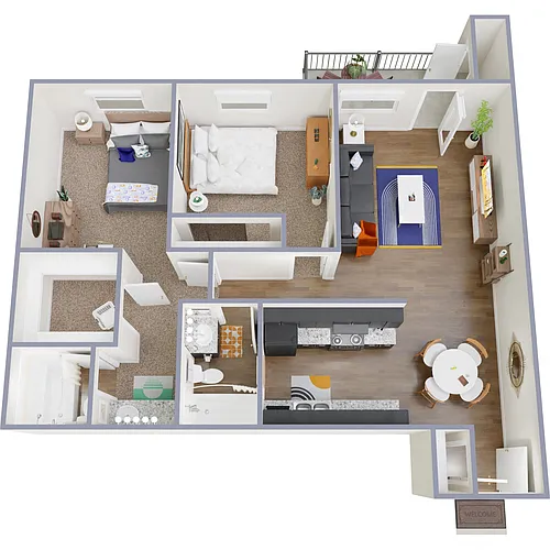 Floor plan Plan E