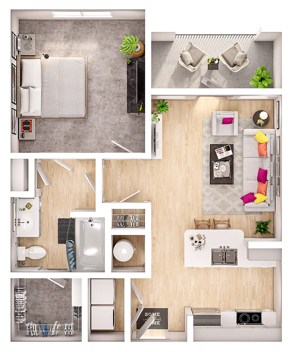 Floor plan A1A