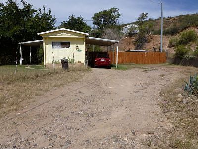 Side view of parking covered & RV