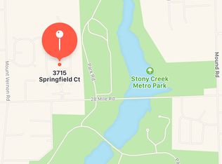 3715 Springfield Ct, Washington, MI 48094