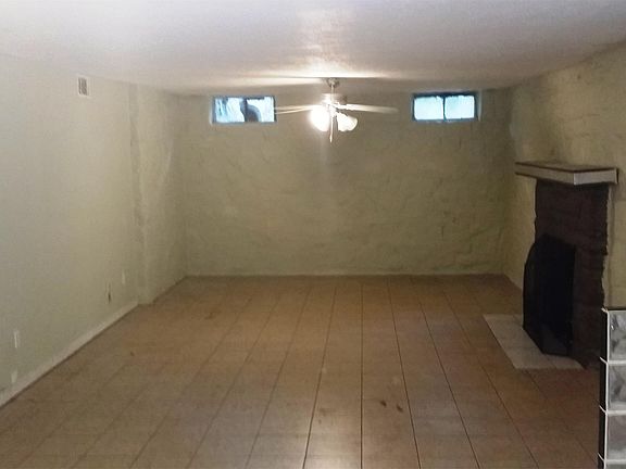 Large living room with fireplace