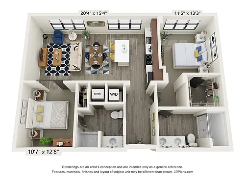Floor plan B2 - MTN