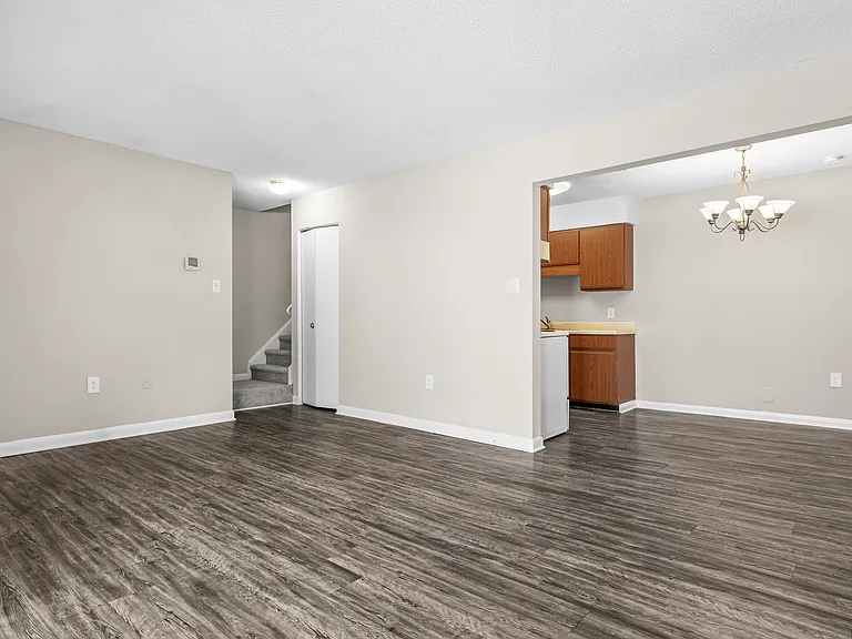 Gold Home with Wood Style Flooring