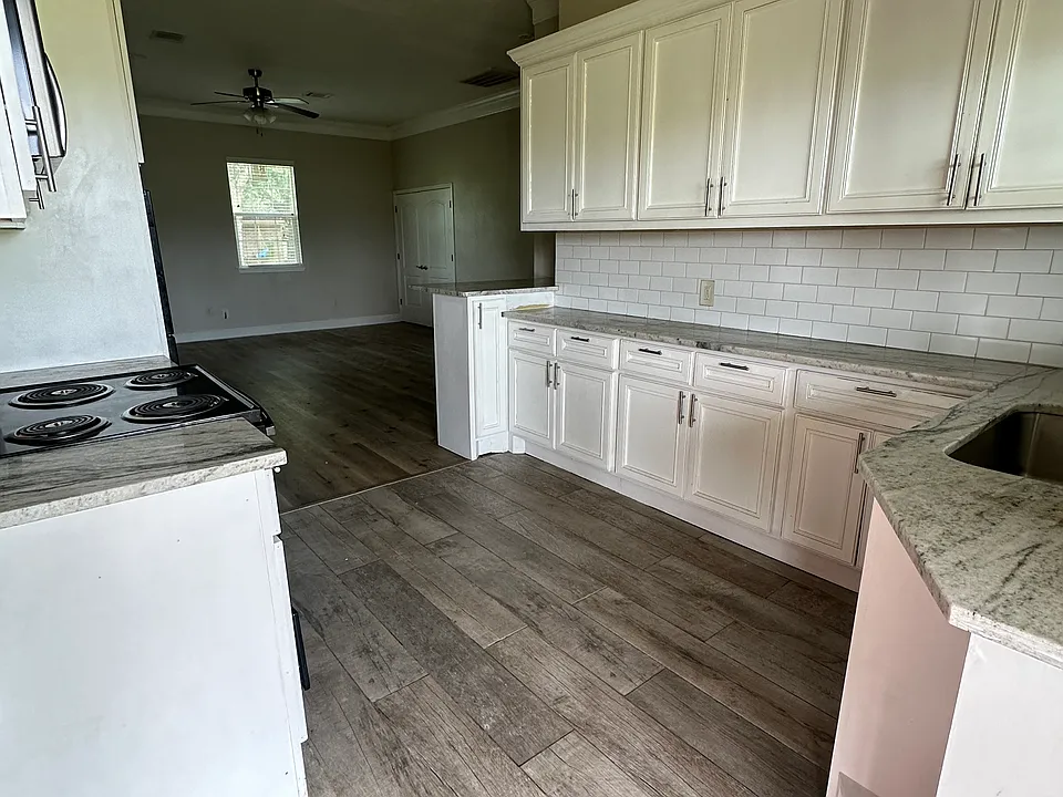 Kitchen with Granite Countertops