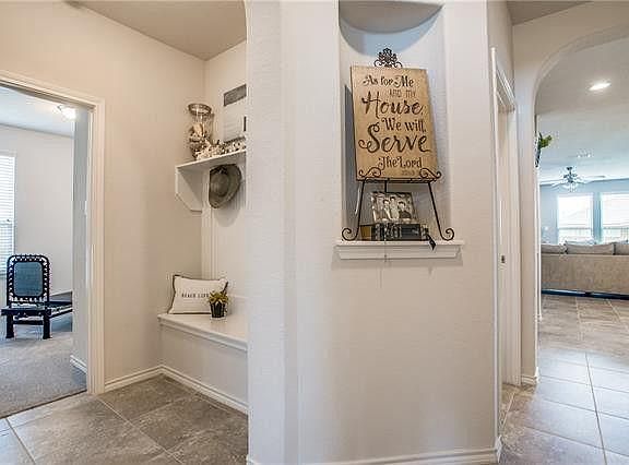 hallway and mud room