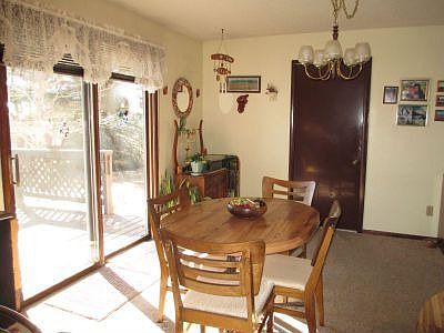 Light and airy dining area