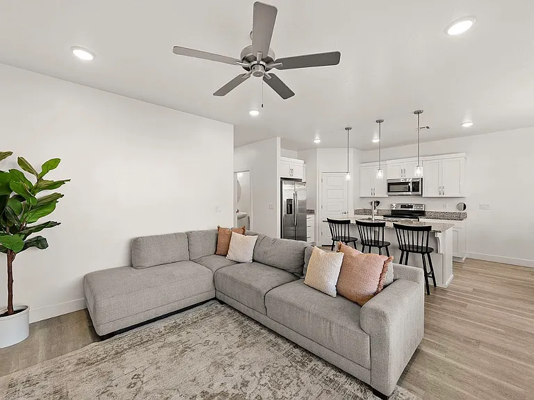 current living room area