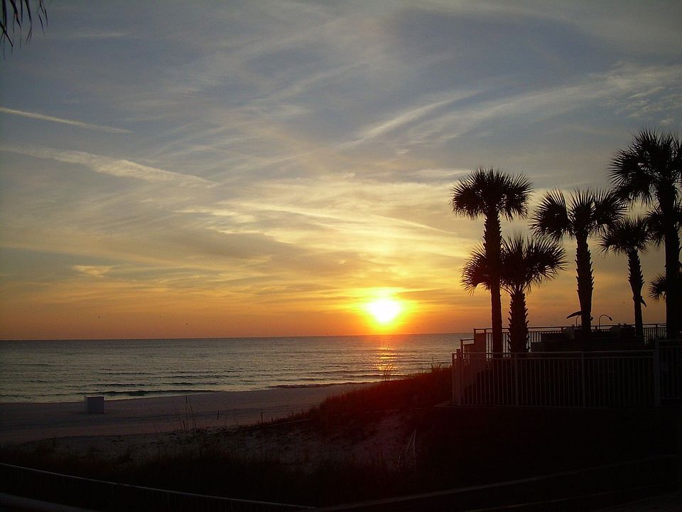 sunset photo taken from this property