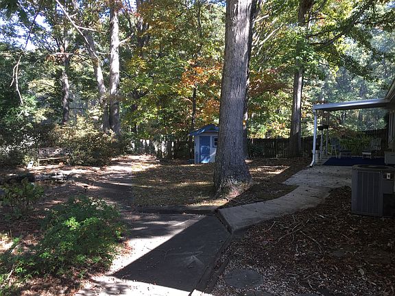 Fully fenced backyard
