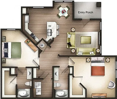 Floor plan B2B The Hamilton