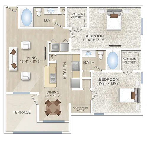 Floor plan La Cordoba (B1)