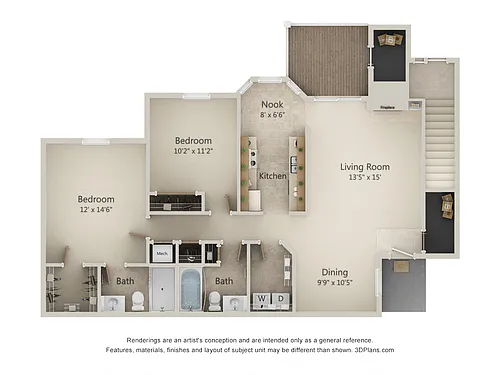 Floor plan 2H-Sunrise Series