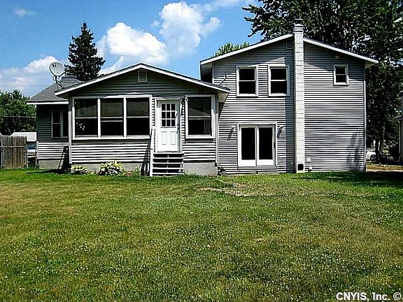 Exterior Back. Two back doors leading to the backyard!