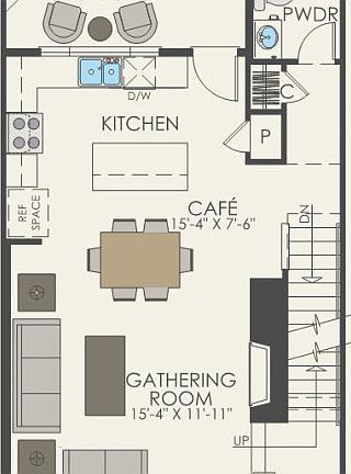 Second Floor 2 br 2.5 ba