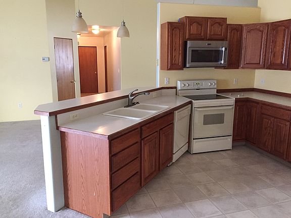 view down hall from kitchen