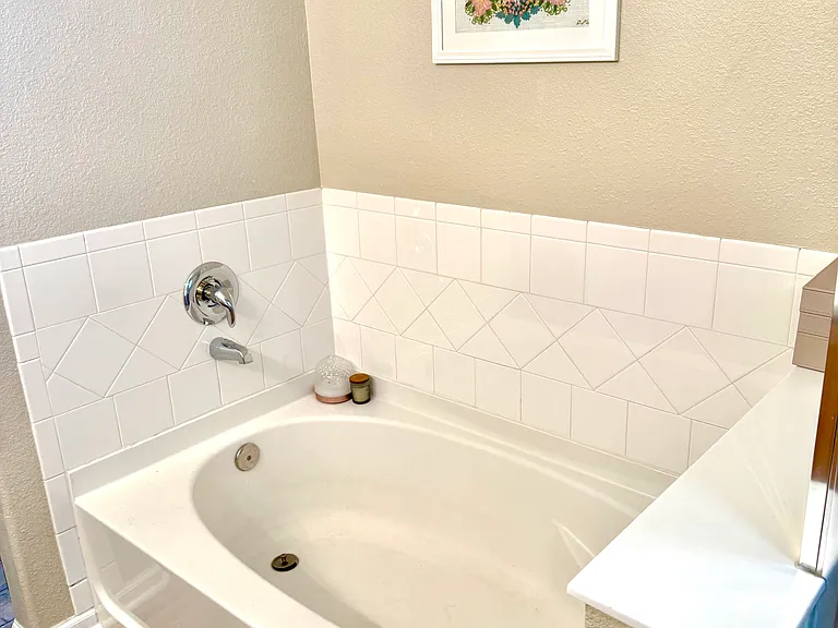 Primary bath garden tub