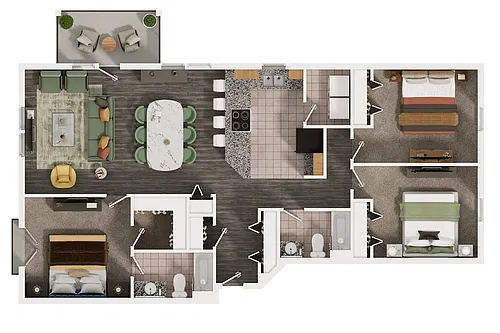 Floor plan E Flat