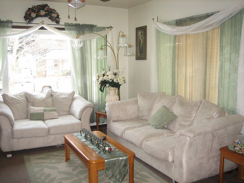 Spacious Living Room open to Dining Room