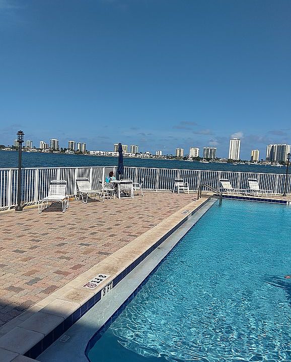 Pool overlooking the Intrac