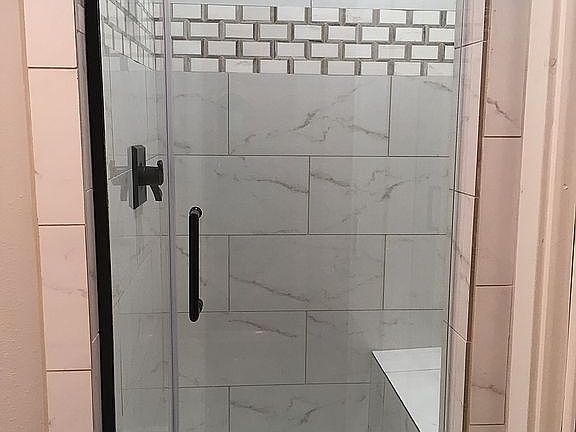 Master shower