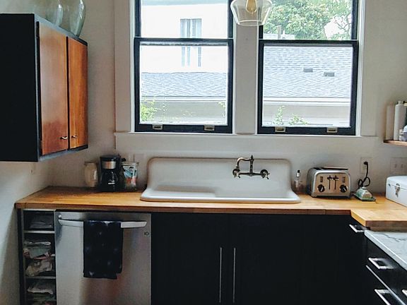 Marble baking center and full walk-in pantry.