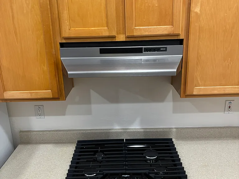Brand new gas stove and range hoods
