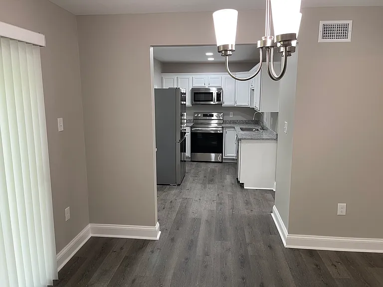 View from Dining Room to Kitchen
