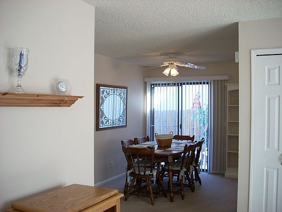 dining area with sliding glass doors leading to back patio