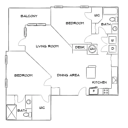 Floor plan Design 2D
