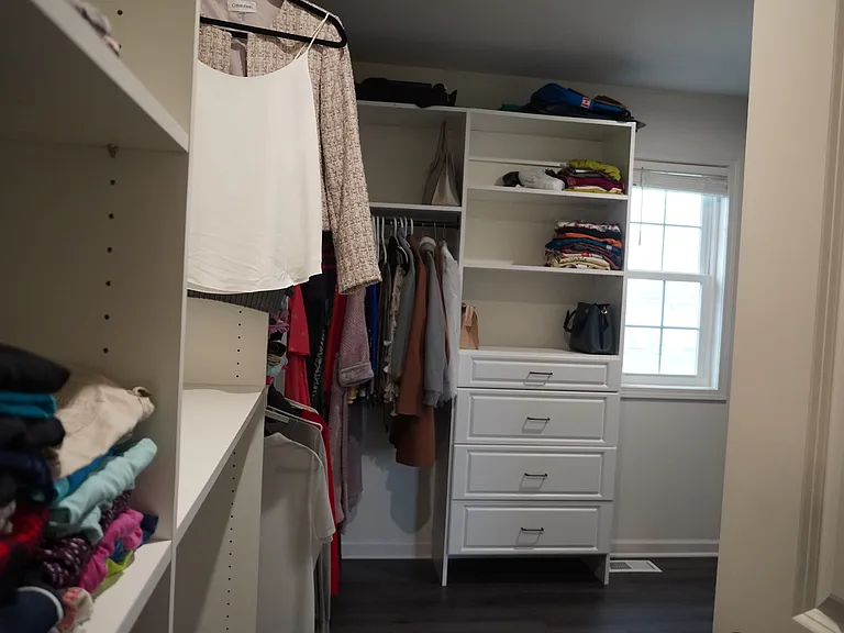Primary closet