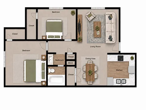 Floor plan 2X1