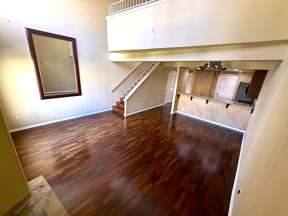 Downstairs living & dining area