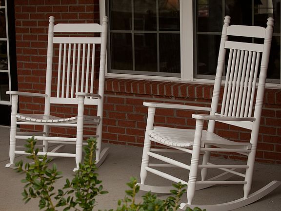 Relax in our rocking chairs