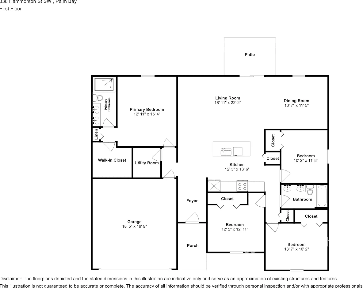 338 Hammonton St SW Palm Bay, FL 32908 — Photo 2