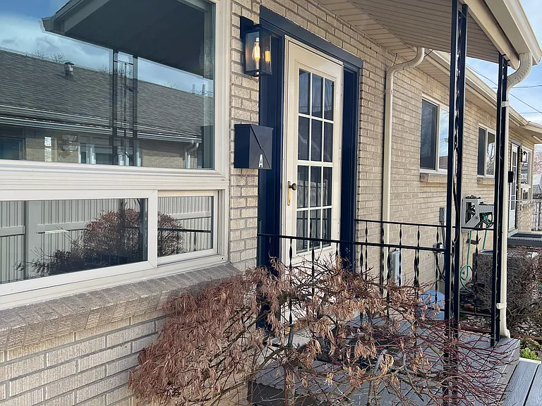 Front window - living room and front of townhouse
