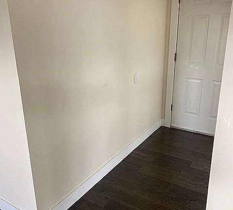 Front door and hallway