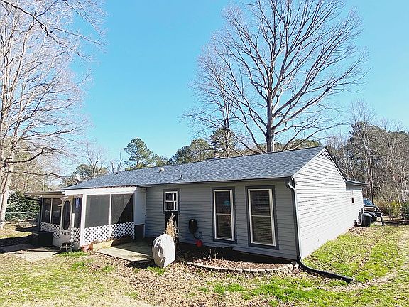 Large fenced in backyard