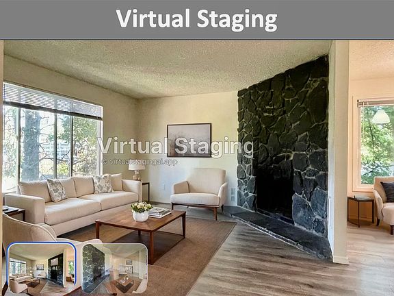 This is a virtual staging, but I'm always impressed with how my tenants decorate this place.